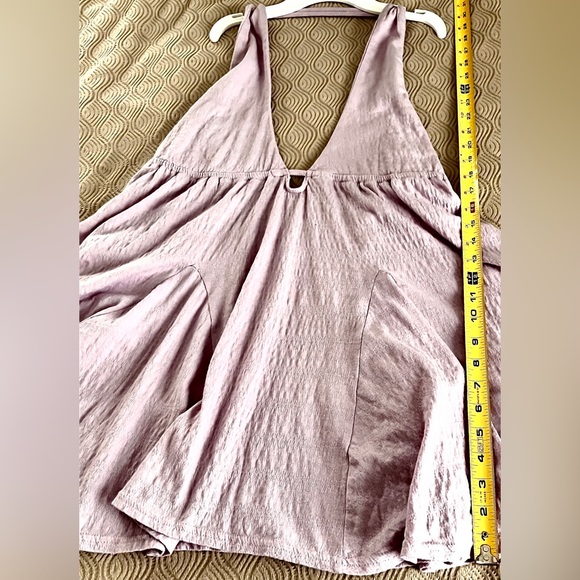 Free People NWOT Emma Louise mini dress in lavender ONLY size small - Picture 5 of 13